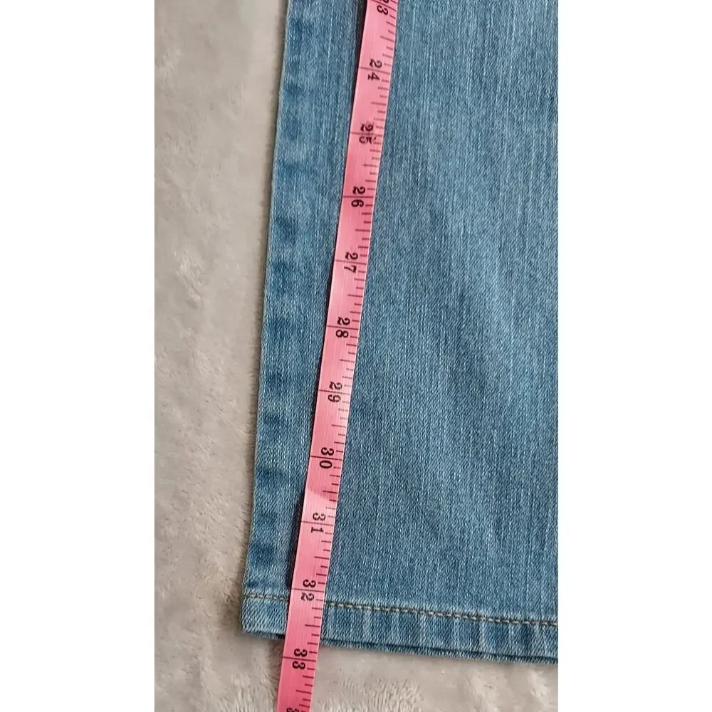 The Childrens Place Girls Mid Rise Jeans Lot of 2 Size 12 - Bootcut and Skinny